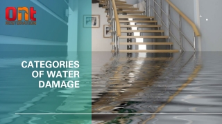 UNDERSTANDING THE 3 TYPES OF WATER DAMAGE