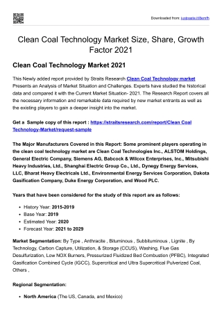 Clean Coal Technology Market