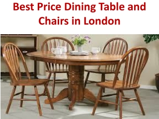 Best Price Dining Table and Chairs in London