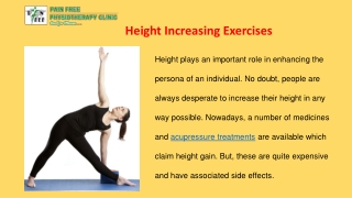 Best Exercises To Increase Height - Pain Free