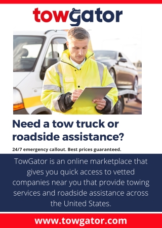 Towing Service - Roadside Assistance