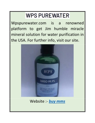 Buy MMS  Wpspurewater.com