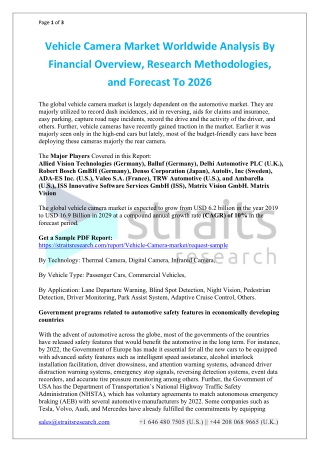 Vehicle Camera Market