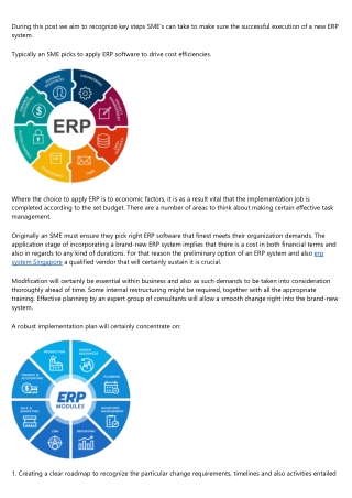 Successful ERP Implementation Criteria