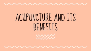 Benefits Of Acupuncture | Acupuncture Denver