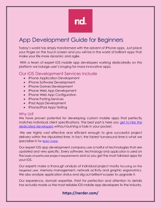 App Development Guide for Beginners