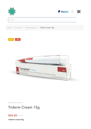Triderm Cream 15g