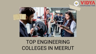 Best Engineering Colleges in Uttar Pradesh | B tech College in Meerut