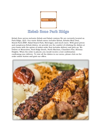 Kebab Zone Park Ridge