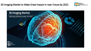 3D Imaging Market to Make Great Impact in near Future by 2022
