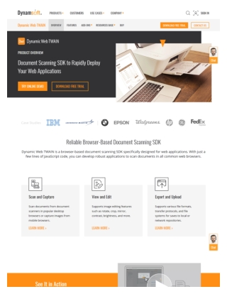 Reliable Browser-Based Document Scanning SDK - Dynamsoft