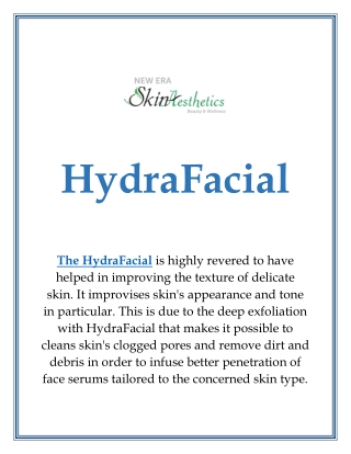 HydraFacial