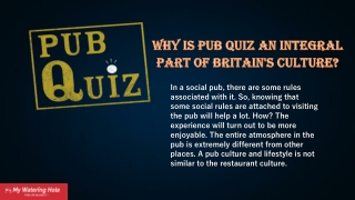Pub quiz near me