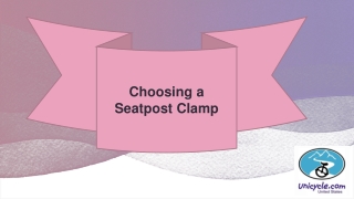 Choosing a Seatpost Clamp