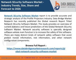 Global Network SEcurity Software Market