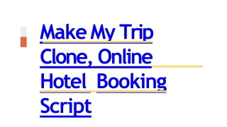 Best Readymade Make MyTrip Clone Script - DOD IT Solutions