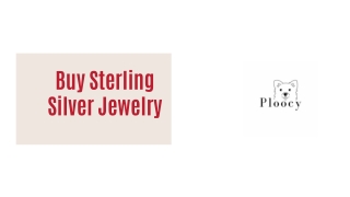 Buy Sterling Silver Jewelry