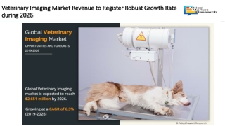 Veterinary Imaging Market Revenue to Register Robust Growth Rate during 2026