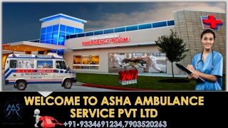 Book Best Ambulance Service in Muzaffarpur with Quick Response |ASHA