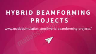 Hybrid Beamforming Projects for Engineering Students