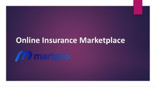 Online Insurance Marketplace