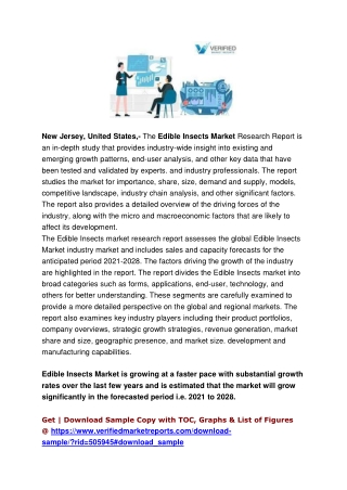 Edible Insects Market