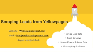 Scraping Leads from Yellowpages