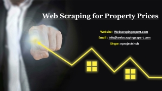 Web Scraping for Property Prices
