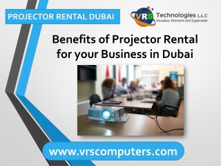 Benefits of Projector Rental for your Business in Dubai