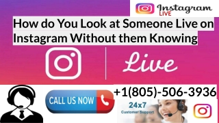 How do You Look at Someone Live on Instagram Without them Knowing?