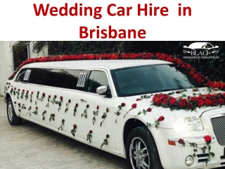 Wedding Car Hire  in Brisbane