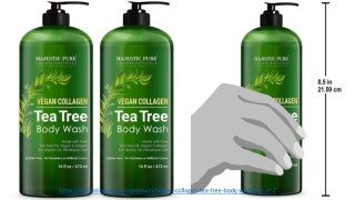 VEGAN COLLAGEN TEA TREE BODY WASH SET OF 2