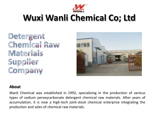 Chemical Raw Materials Supplier Company