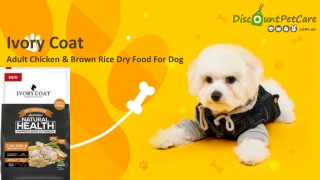 Ivory Coat Chicken & Brown Rice Adult Dog Food 18 Kg | DiscountPetCare
