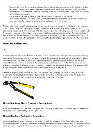 What Is Electric Resistance?