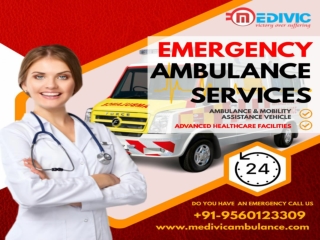 Medivic Ambulance Service in Ranchi & Bokaro by Cardiac Ambulance