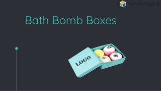 Bath Bomb Packaging Boxes