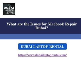 What are the Issues we can Repair for your Macbook in Dubai?