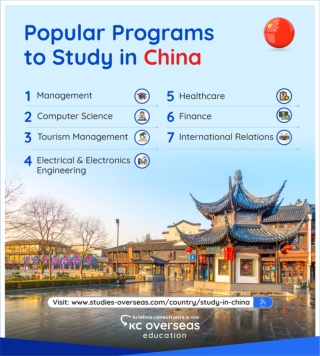 Popular Programs to Study in China