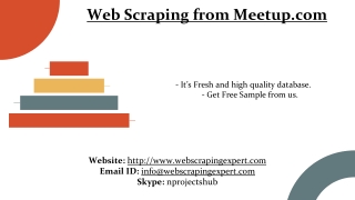 Web Scraping from Meetup.com