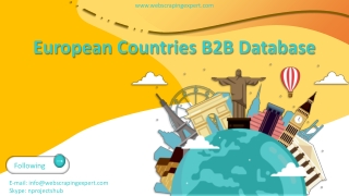 European Countries B2B Database