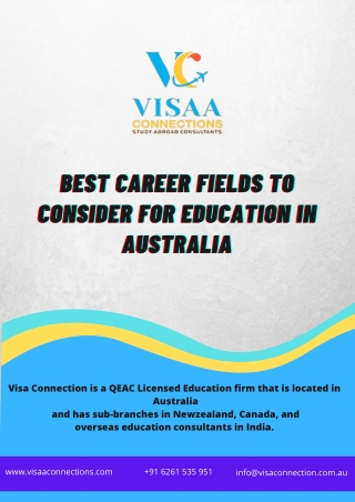 Best Growing Career Fields To Consider For Education In Australia