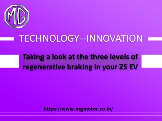 Taking a look at the three levels of regenerative braking in your ZS EV