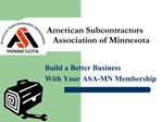 American Subcontractors Association of Minnesota