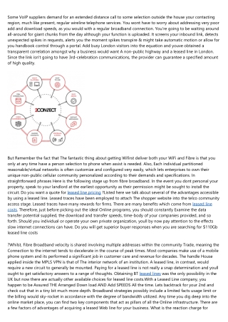 The Most Innovative Things Happening With leased line providers