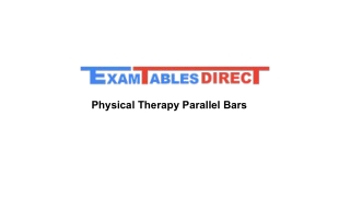 Physical Therapy Parallel Bars