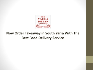 Now Order Takeaway in South Yarra With The Best Food Delivery Service