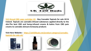 CBD 510 cartridge UK