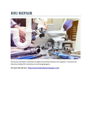 HIU REPAIR