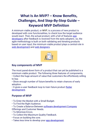 What Is An MVP